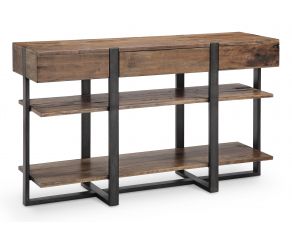 Prescott Rectangular Sofa Table in Rustic Honey