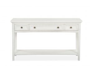 Heron Cove Rectangular Sofa Table in Chalk White