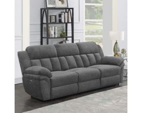 Bahrain Power Recliner Sofa in Charcoal