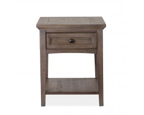 Paxton Place Rectangular End Table in Dovetail Grey