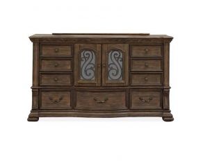 Durango Drawer Dresser in Willadeene Brown