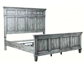 Avenue California King Panel Bed in Grey