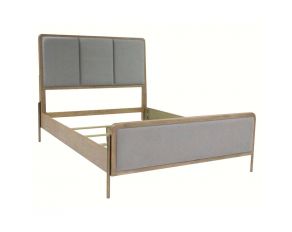 Arini Queen Upholstered Bed in Sand Wash and Grey