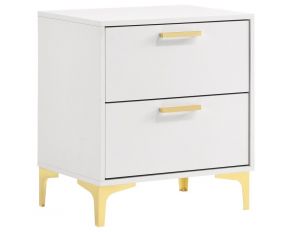 Kendall Wooden Nightstand in White