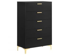 Kendall Wooden Chest in Black