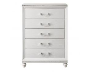 Sadie 5 Drawer Chest in White