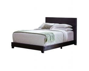 Dorian Upholstered Queen Bed in Brown