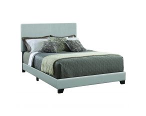 Dorian Upholstered Full Bed in Grey