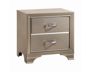 Coaster Beaumont Nightstand in Champagne