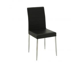 Vance Upholstered Dining Chairs in Black