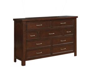 Barstow 9 Drawer Rectangular Dresser in Pinot Noir