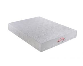 Key 10 Inch Full Memory Foam Mattress in White