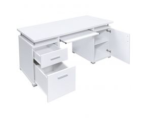 Coaster Furniture Tracy Office Desk in White