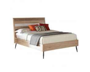 Marlow Queen Platform Bed in Rough Sawn Multi