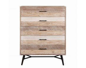 Marlow 5 Drawer Chest in Rough Sawn Multi