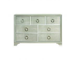 Salford 7 Drawer Dresser in Metallic Sterling