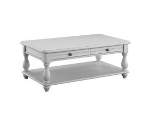 New Haven Rectangle Cocktail Table in Weathered White