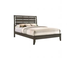 Serenity Queen Panel Bed in Mod Grey