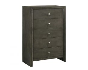 Serenity 5 Drawer Chest in Mod Grey