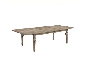 Interlude Dining Table with 28-inch Butterfly Leaf in Sandstone