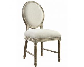 Interlude Upholstered Dining Chair in Sandstone