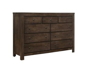 Ashton Hills Dresser in Dark Brown