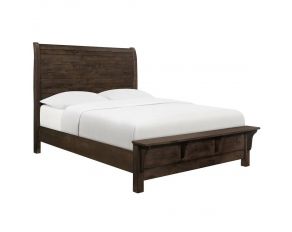 Ashton Hills Queen Bed in Dark Brown