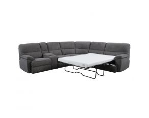 Aurora 3 Piece Full Sleeper Sectional in Grey