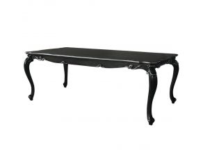 House Delphine Dining Table in Charcoal Finish