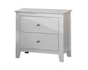 Selena 2 Drawer Nightstand in White