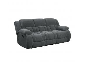 Weissman Pillow Top Arm Motion Sofa in Charcoal