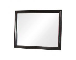 Barzini Rectangular Mirror in Black