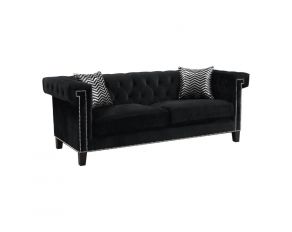Reventlow Tufted Sofa in Black