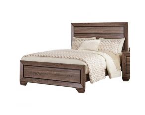 Kauffman Queen Panel Bed in Washed Taupe