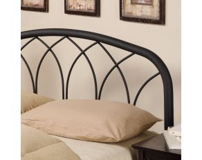 Full and Queen Arched Headboard in Black