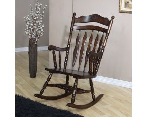 Coaster Walnut Traditional Rocker