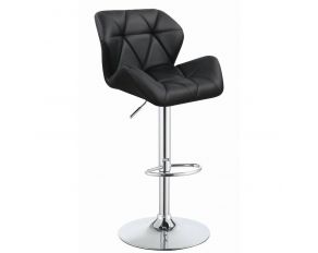 Berrington Adjustable Bar Stool in Chrome and Black