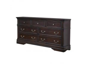 Cambridge 7 Drawer Rectangular Dresser in Cappuccino