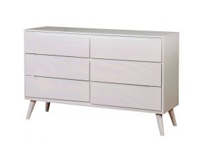 Furniture of America Lennart II Dresser in White