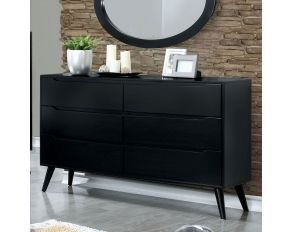 Furniture of America Lennart II Dresser in Black