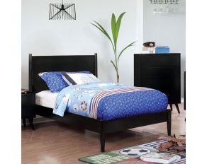 Furniture of America Lennart II Twin Bed in Black