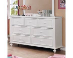 Furniture of America Olivia Dresser in White