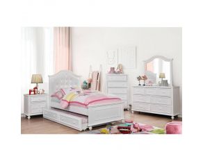 Furniture of America Olivia Mirror in White