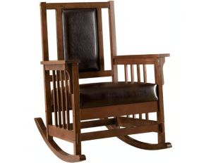 Furniture of America Apple Valley Accent Chair in Espresso