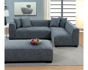 Furniture of America Jaylene Sectional in Gray