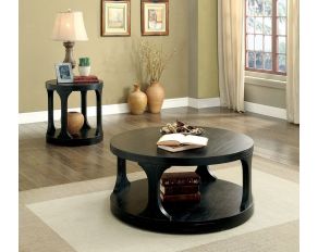 Furniture of America Coffee Table in Antique Black