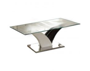Furniture of America Sloane Coffee Table in White/Dark Gray
