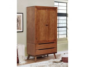 Furniture of America Lennart Armoire in Oak