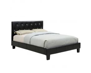 Furniture of America Velen California King Bed in Black Finish