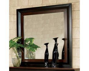 Furniture of America Patra Mirror in Walnut Finish